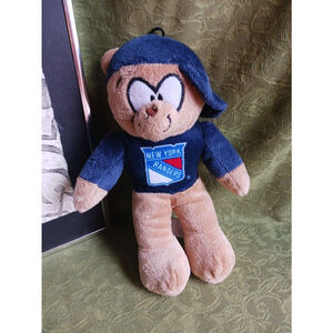 New York Rangers 9 Inch Plush Teddy Bear Collectible NHL